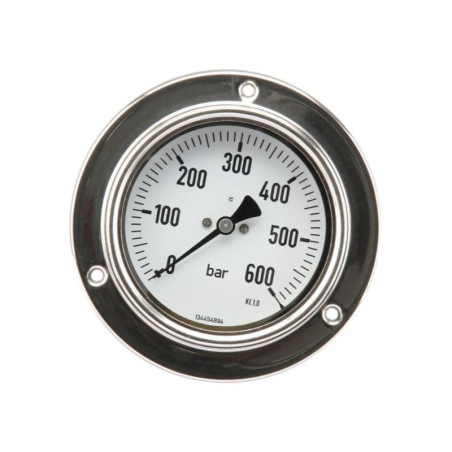 Manometr fi 100 0–600 bar, 1/2" - tył