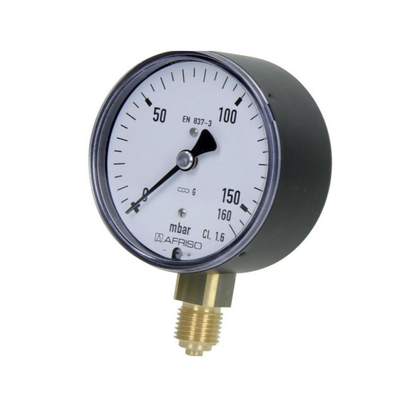 Manometr fi 63 0-016 bar, 1/4" - dół