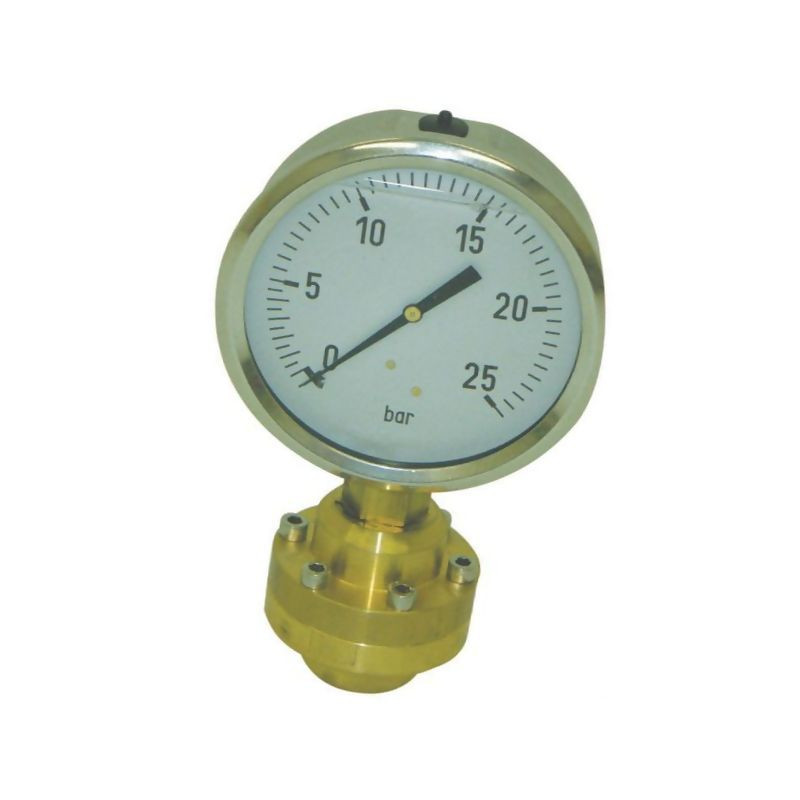 Manometr fi 100 0-25 bar, 3/4" - dół