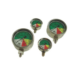 Manometr fi 100 0-25 bar, 1/2" - dół