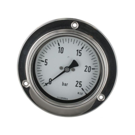 Manometr fi 100 0-25 bar, 1/2" - tył