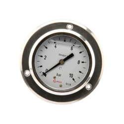 Manometr fi 63 0–10 bar, 1/4" - tył