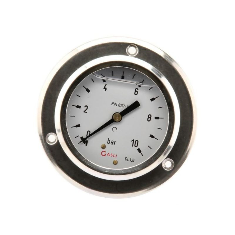 Manometr fi 63 0–10 bar, 1/4" - tył