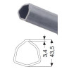 Rura trójkąt zew. 43,5x3,4mm T40-36,5cm 1521402070700 Comer 5700037399300