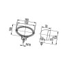 Reflektor roboczy 1GA996361501 Hella 9002920129022