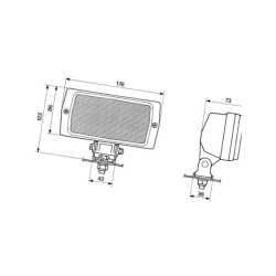 Reflektor roboczy, H3 05275000 Cobo 8716106729838