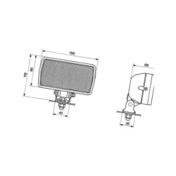 Reflektor roboczy, H3 05299000 Cobo 8716106729777