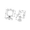 Reflektor roboczy, Xenon 1GA996142041 Hella 9002920095747