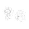 Reflektor roboczy, Xenon 1GA996261561 Hella 4082300215076