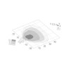 Lampa robocza kwadratowa H9, U 1GA996150151 Hella 9002920131858