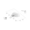 Lampa robocza prostokątna H3 P 1GA998522011 Hella 9002920085892