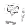 Lampa robocza LED, 15W 1900lm światło skupione