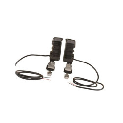 Lampa robocza kwadratowa LED, 9W 1000lm niebieska Combo