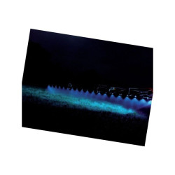 Lampa robocza kwadratowa LED, 9W 1000lm niebieska Combo