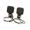 Lampa robocza kwadratowa LED, 9W 1000lm niebieska Combo