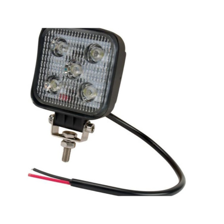 Lampa robocza kwadratowa LED, 15W 900lm światło rozproszone