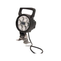 Lampa robocza okrągła LED, 25W 2000lm światło skupione