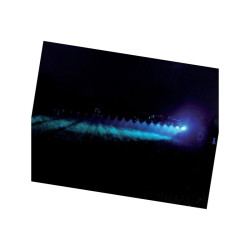 Lampa robocza kwadratowa LED, 9W 1000lm niebieska Combo zestaw