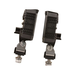 Lampa robocza kwadratowa LED, 9W 1000lm niebieska Combo zestaw