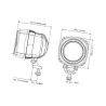 Lampa bezpieczeństwa kwadratowa LED, 5W do wózka widłowego