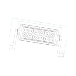 Lampa robocza długa LED, 36W 12 LED