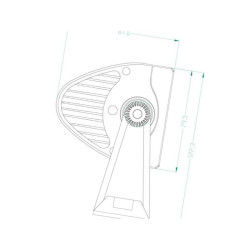 Lampa robocza długa LED, 36W 12 LED