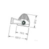 Lampa robocza łukowa LED, 300W 100 LED