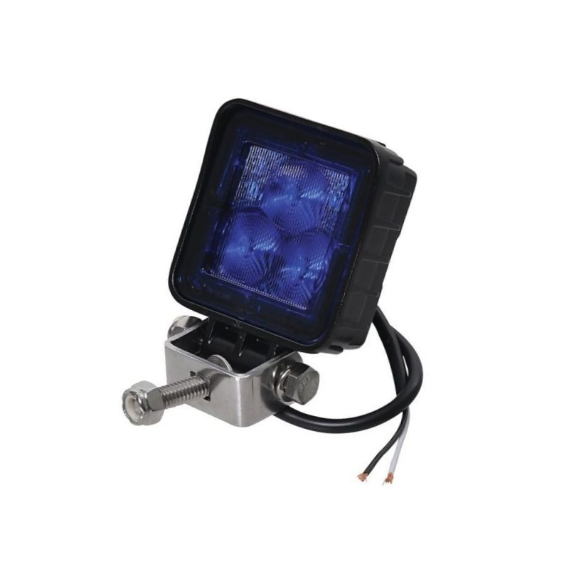 Lampa robocza kwadratowa LED, 8W 600lm niebieska światło rozproszone