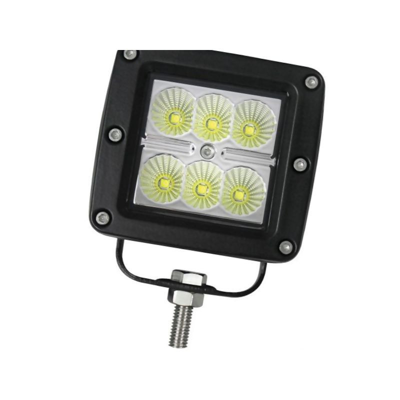 Lampa robocza kwadratowa LED, 18W 1620lm światło skupione