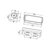 Lampa robocza LED prostokątna, 3W 250lm ETL250 Hella
