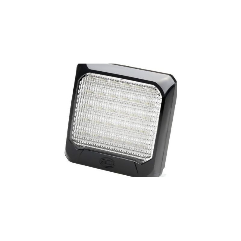 Lampa robocza LED kwadratowa, 7W 550lm Flat Beam Hella