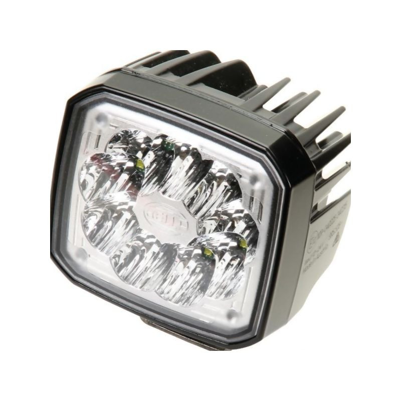 Lampa robocza LED kwadratowa, 30W 2000lm światło skupione Hella