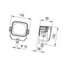 Lampa robocza LED kwadratowa, 4000lm Ultra Beam Gen. II Hella