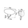 Lampa LED, 28W 1700lm Hella