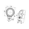Lampa robocza LED okrągła, 13W 850lm Hella