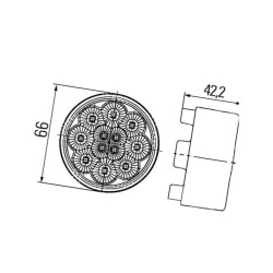 Kierunkowskaz 2BA009001431 Hella 4082300285390