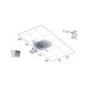 Lampa robocza okrągła H3 1G4003470147 Hella 4082300220384