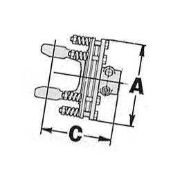Comer Sprzęgło cierne 1 3/4” Z20 ø195 1600Nm 146264014BB