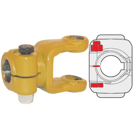 Comer Widłak 1 Ø20 klin 6 mm M10x1,25x65 141022020