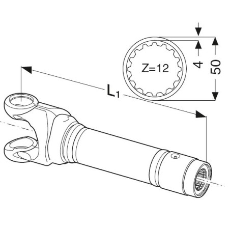 Comer Rura zew. E60 L705 ø50 Z-12 /810/ 122260829