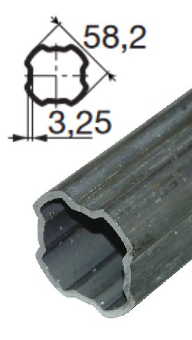 Profil zew. 58,2x3,25 4T S8/H7