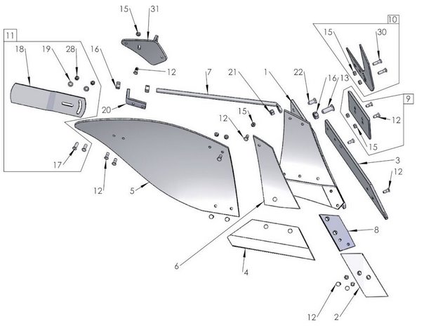 Överum korpus BX-F