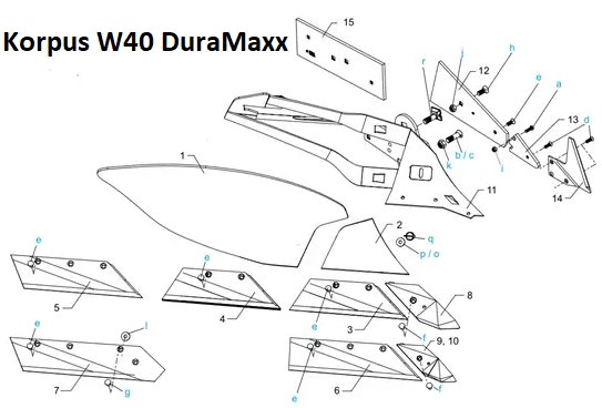 Korpus W40 DuraMaxx - DMWR