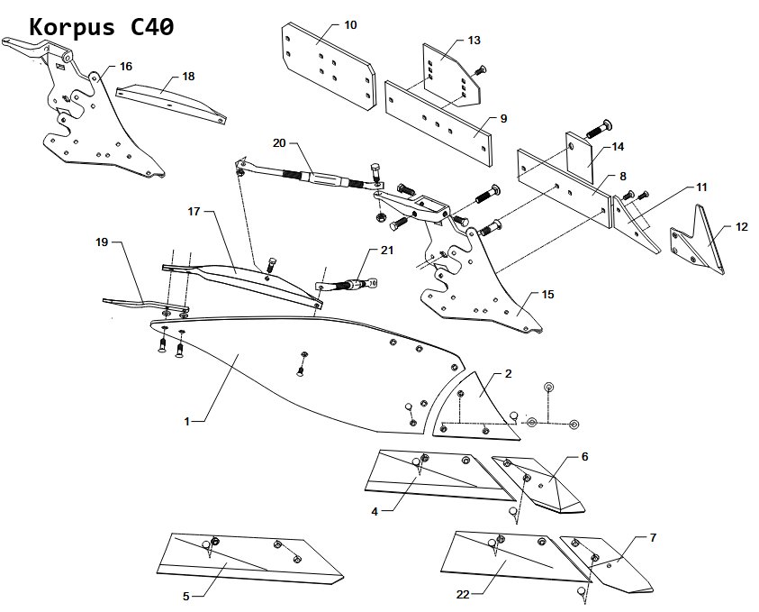 Korpus C40 - CK12, CK13
