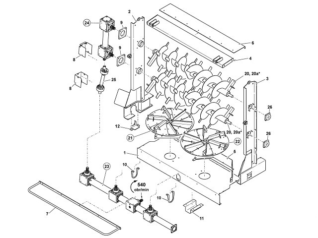 Adapter poziomy 2233/05-00-000.00