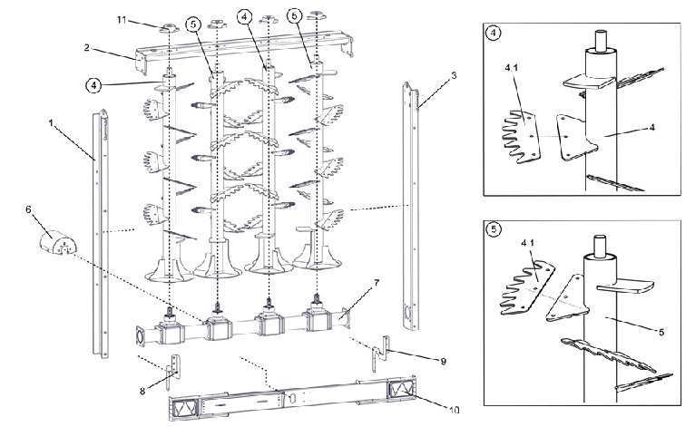 Adapter pionowy A4VS 1800