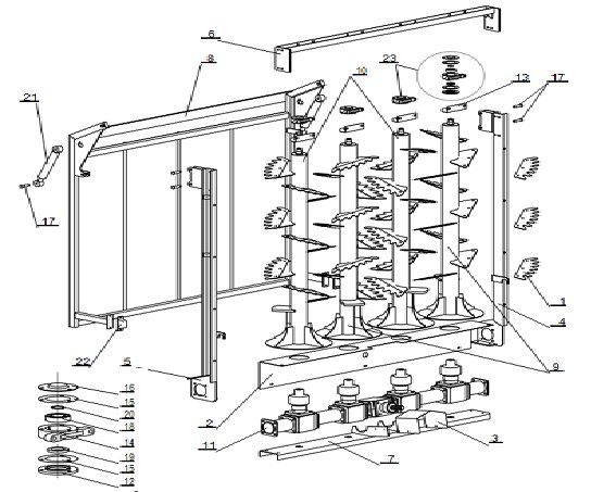 Adapter pionowy