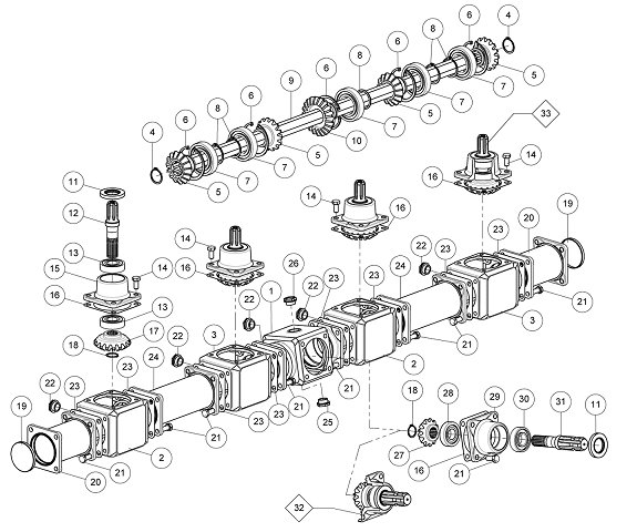 Napęd adaptera ST10-EC/2000-AP - 1000/545