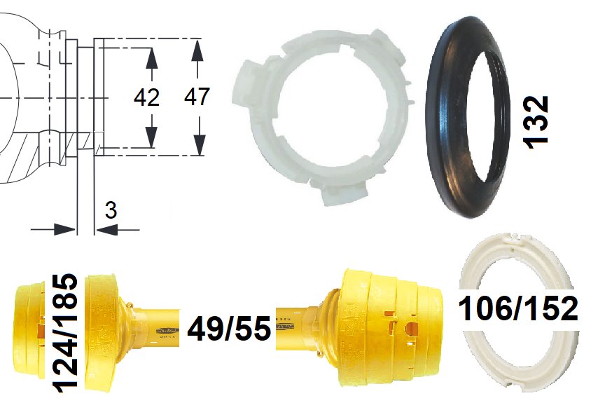 Części osłon 2280 - SD05