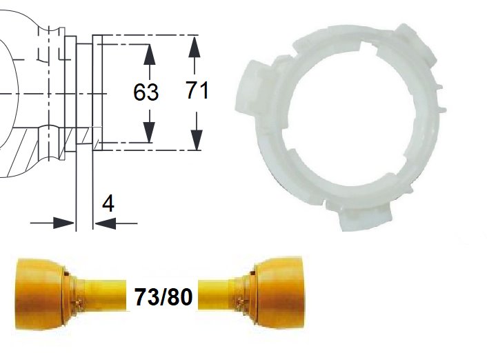Części osłon 2370 SC/SD25